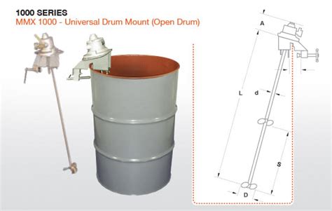 Small Tank Mixer For Open And Closed Head Drums Dynamix Agitators