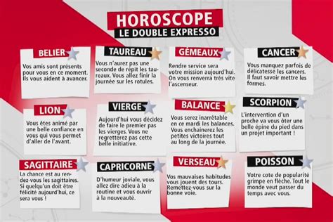 Lhoroscope Du Double Expresso Du Mardi 23 Mai 2023