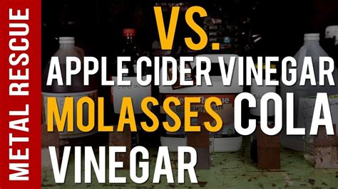 How To Remove Rust Comparing Vinegar Molasses Coke And Metal Rescue