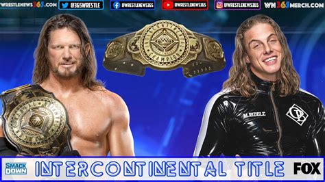 Aj Styles Vs Matt Riddle Preview Intercontinental Championship Wwe