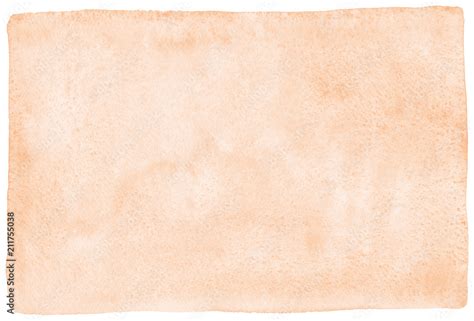 Rose Beige Natural Watercolor Texture With Stains And Rounded Uneven