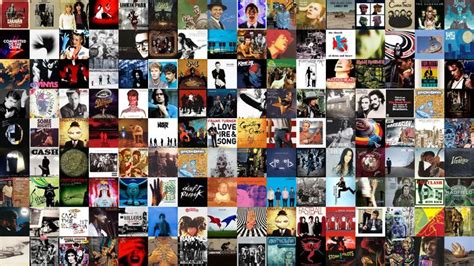 144 Tiled Albums 1920x1080 Music Collage Album Covers Cover Art