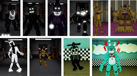 How To Get All Secret Animatronics In Fredbears Mega Roleplay Youtube