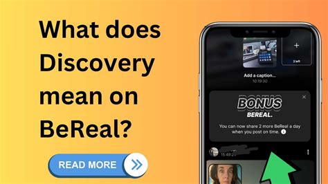 What Does Discovery Mean On Bereal Under A Realmoji