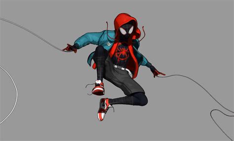 Miles Morales Spider Man Into The Spider Verse Fan Art Zbrushcentral