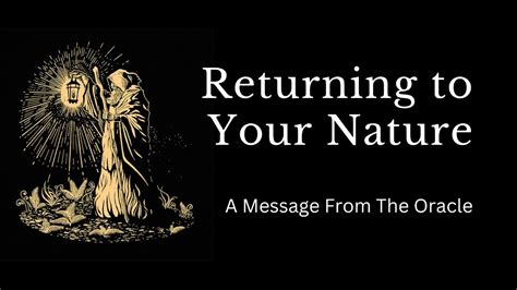 Returning To Your Nature Youtube