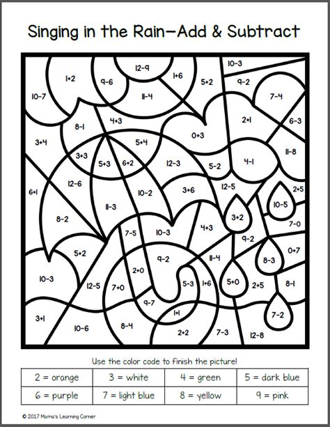 Portion of this improve has been that once it absolutely was started, and adults started doing it, experts were eager to comprehend if it had any therapeutic benefits. Spring Color By Number Worksheets - Mamas Learning Corner