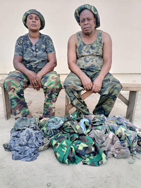 police arrest two fake soldiers including a woman in delta