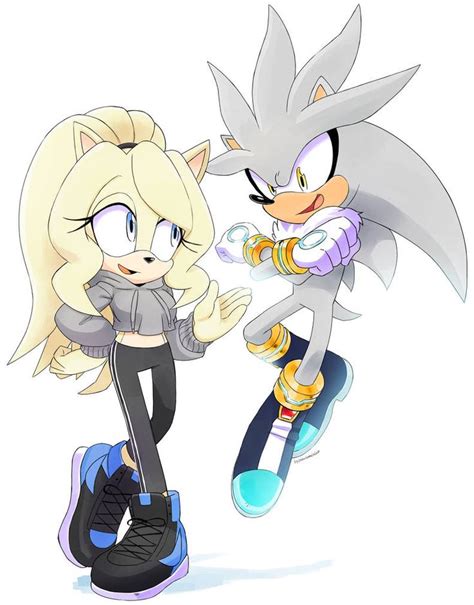 Comm Karina And Silver By Drawloverlala On Deviantart Sonic Funny