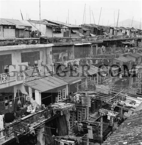 Image Of Hong Kong Slum 1959 Roof Squatters Shacks On Top Of