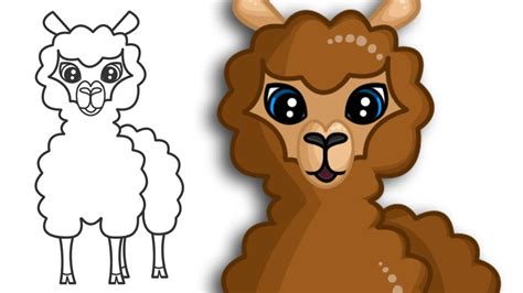 March 6, 2019 at 2:30 am. How to draw a Llama | Drawing tutorial | Step By Step ...