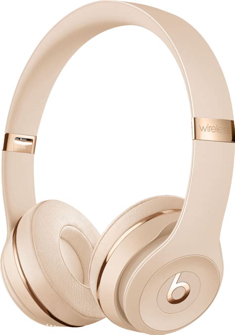 Best Buy Beats By Dr Dre Beats Solo3 Wireless Headphones Satin Gold
