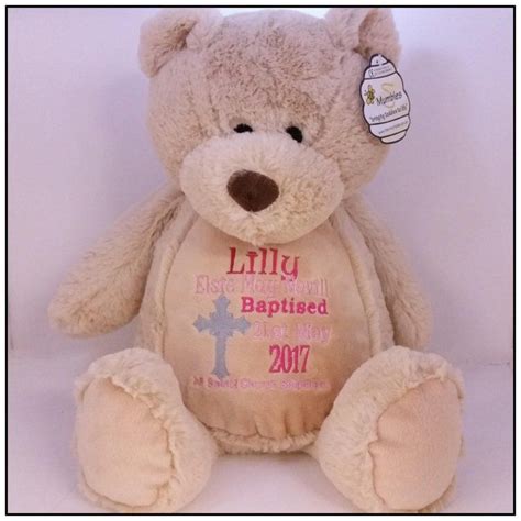 Personalised Teddy Bear Embroidered Bears Personalised Baby Etsy