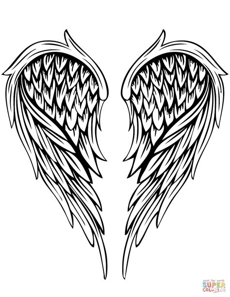 And we have just about every kind of angel you can think of. Angel Wings Template Printable Free | Free Printable