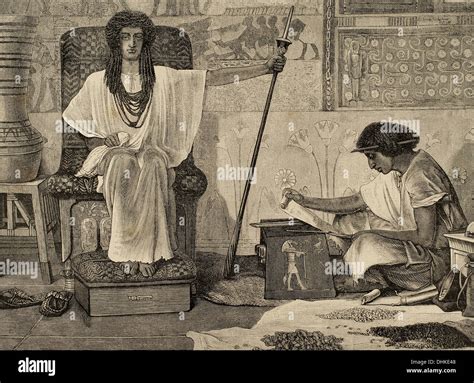 joseph interpreting the pharaoh s dream dore bible illustration genesis engraving 19th