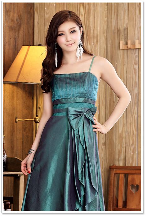cheap long formal evening dress wholesale k3324 green [k3324] 15 32 yuki wholesale clothing