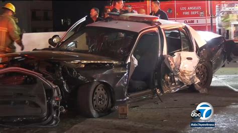 3 Officers Injured 2 Critically After Hit And Run Crash On Southbound
