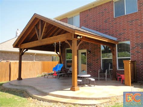 Gable Roof Patio Cover With Wood Stained Ceiling Covered Patio Design My Xxx Hot Girl