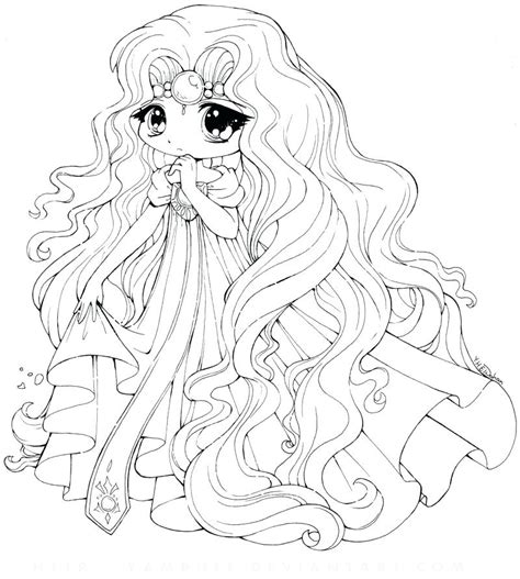 Chibi Girl Coloring Pages At Free Printable