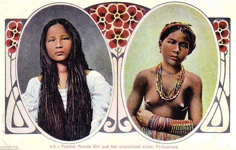 Two Native American Women With Long Hair