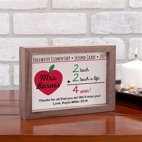 2 2 Personalized Teacher Table Top Sign | GiftsForYouNow