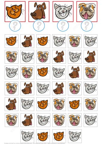 Play catsvsdogs.io game on gogy! Count Cats and Dogs Math Puzzle Worksheet | Free Printable ...