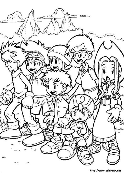 Dibujos Para Colorear De Digimon