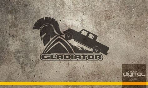 Svg For Gladiator Jeep Svg File 4x4 Vector Image Cut File Etsy