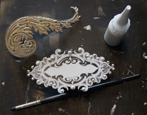Diy Faux Metal Embellishments For Crafts Extraordinary Antique