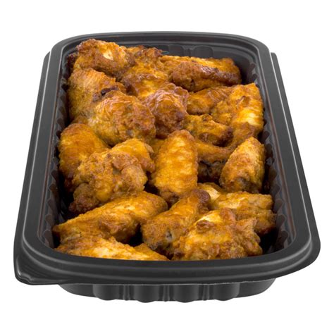 Save On Stop And Shop Rotisserie Chicken Wing Tray Bbq Fully Cooked Cold