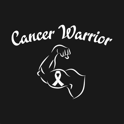 Cancer Warrior Strong Arm Cancer Warrior T Shirt Teepublic