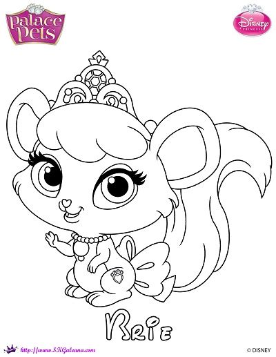 I also added a little party flare with the cupcake toppers, which also work as stickers if… Free Princess Palace Pets Coloring Page of Brie | SKGaleana