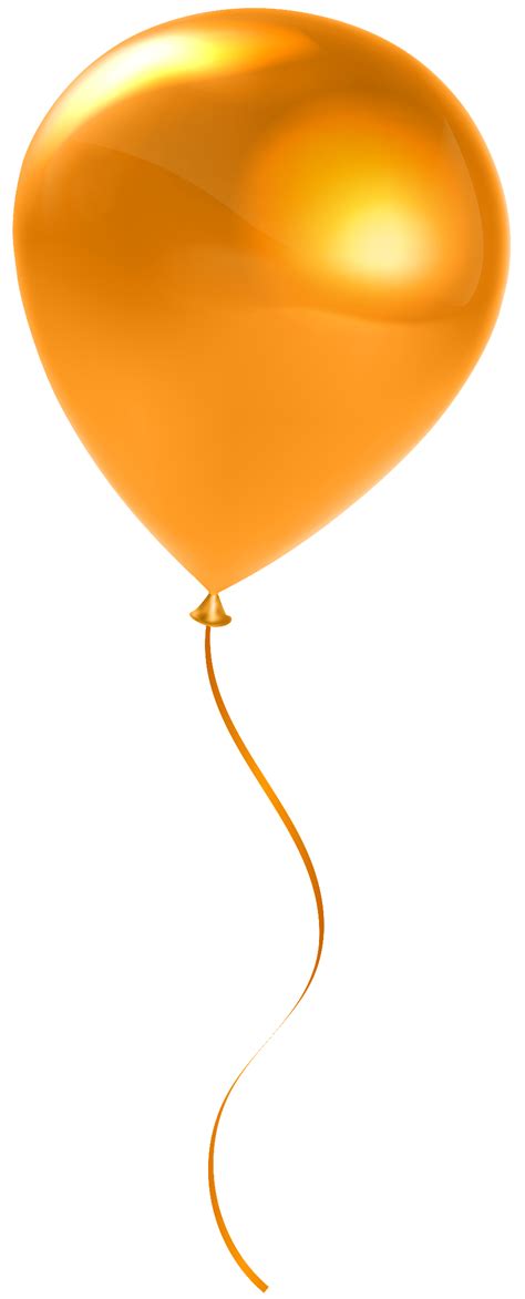 Download High Quality Balloon Clipart Orange Transparent Png Images