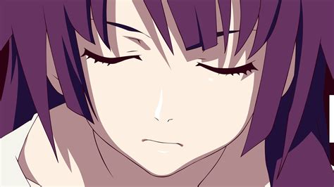 Wallpaper Anime Girl Hair Purple Eyes Closed 2560x1440 Wallup