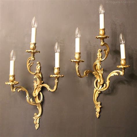 Antiques Atlas French Pair Of Gilded Antique Wall Lights