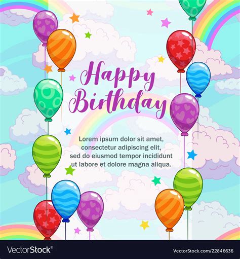 Greeting Card About Happy Birthday Cards Invitation