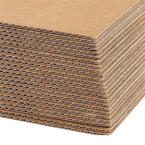 Wood Pulp Brown 10 Mm Corrugated Packaging Sheet Packaging Type