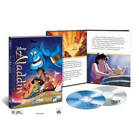 Disneys Aladdin Diamond Edition Blu Raydvddigital Target Exclusive