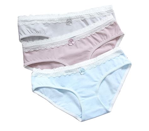 Buy Incharm Teen Girls Cotton Lace Panties Girls Soft Breathable