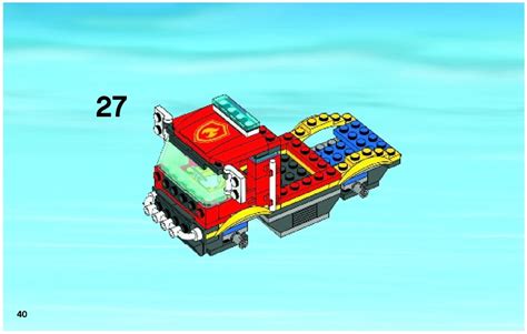 Lego 4208 Fire Truck Instructions City