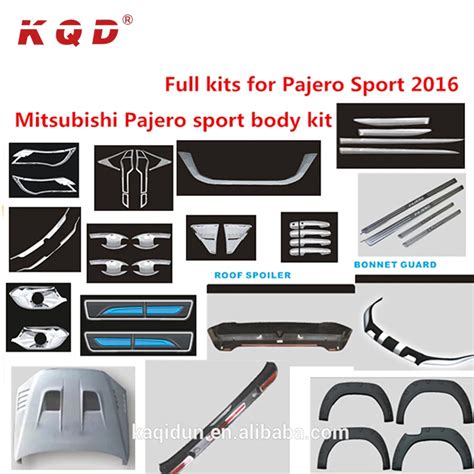 Full Sets Chrome Body Kit Accessories For Mitsubishi Pajero Montero