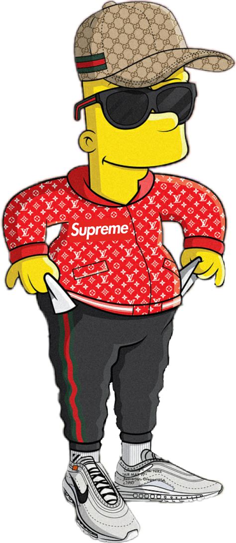 Bart Simpson Supreme Gucci Sunglasses Rich Trap Luisvui Bart
