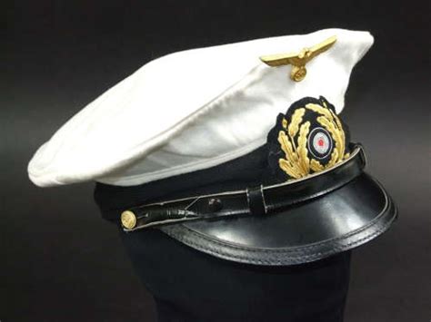 Kriegsmarine Senior Ncos White Topped Peaked Cap