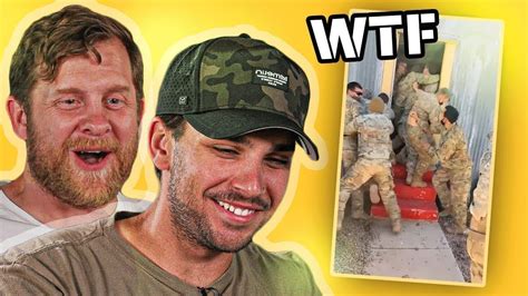 reacting to beautiful military tiktok videos youtube