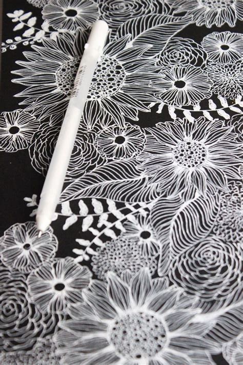 The 25 Best Black Paper Ideas On Pinterest Black Paper Drawing