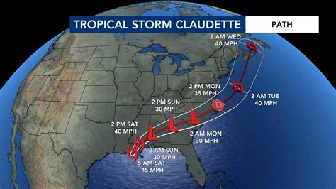 Developing Tropical Storm Claudette Spawns Tornadoes And Brings Chaos