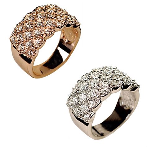 101 Full Diamond Ring Fashion Zircon Stone Women Ring Fashion Women