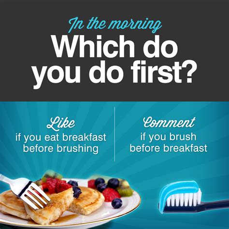 Brush Teeth Before Or After Breakfast Teethwalls