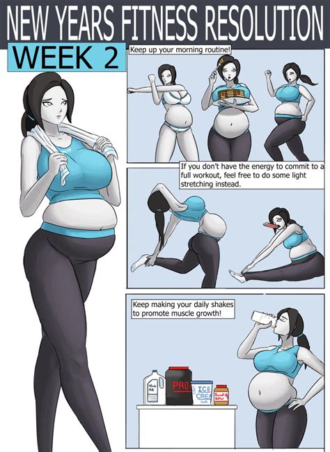 Rule 34 Big Ass Big Breasts Comic Page Fat Thickerwasp Weight Gain