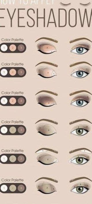 Apply your concealer, foundation, blush or bronzer, and brow liner before making your way to your eyeshadow. Different ways to apply eyeshadow # in 2020 | Eye makeup, How to apply eyeshadow, Makeup